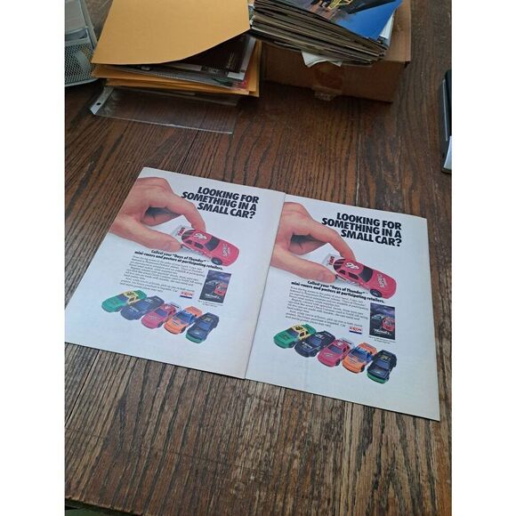 Lot of 2 Days of Thunder Family Fun Books 1990 NASCAR Paramount Exxon Promo - Picture 12 of 12